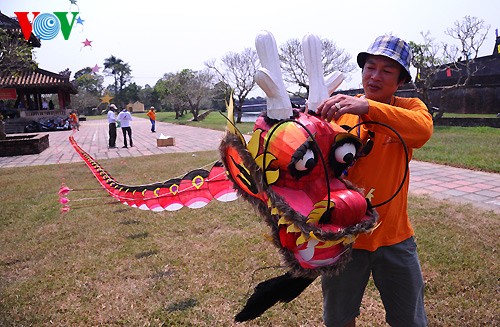 Kites soar over Hue skies - ảnh 9